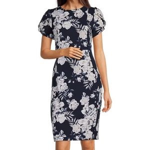 NWT Calvin Klein Floral Sheath Dress, size 6